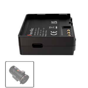 ThermTec Oplader zijaanzicht van de lader met USB-C aansluiting