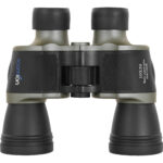 Zoomion Albatross 10x50mm vooraanzicht van de verrekijker met centrale scherpstelknop