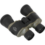Zoomion Albatross 10x50mm schuin bovenaanzicht met oculairs en rubberen grip