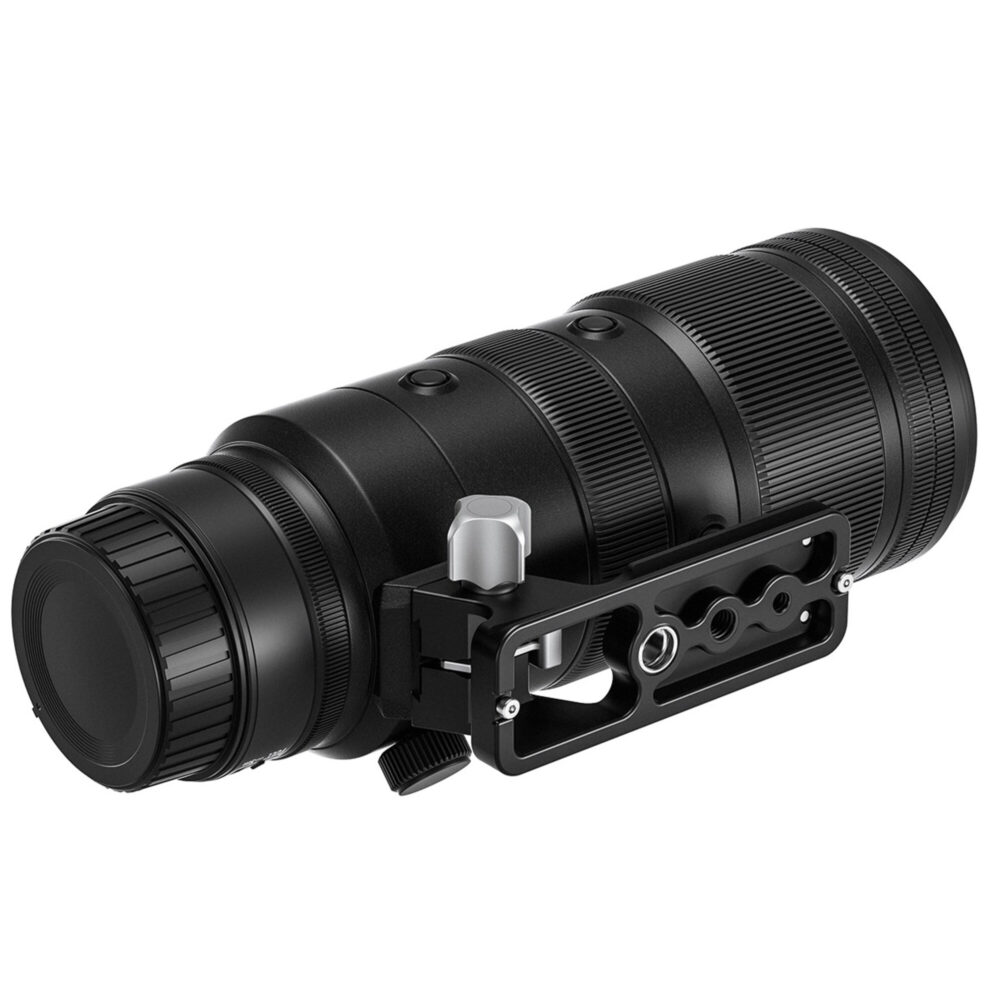 Leofoto NF-05L Lensvoet gemonteerd op Nikon Z 100-400mm VR S lens