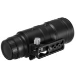 Leofoto NF-05L Lensvoet gemonteerd op Nikon Z 100-400mm VR S lens