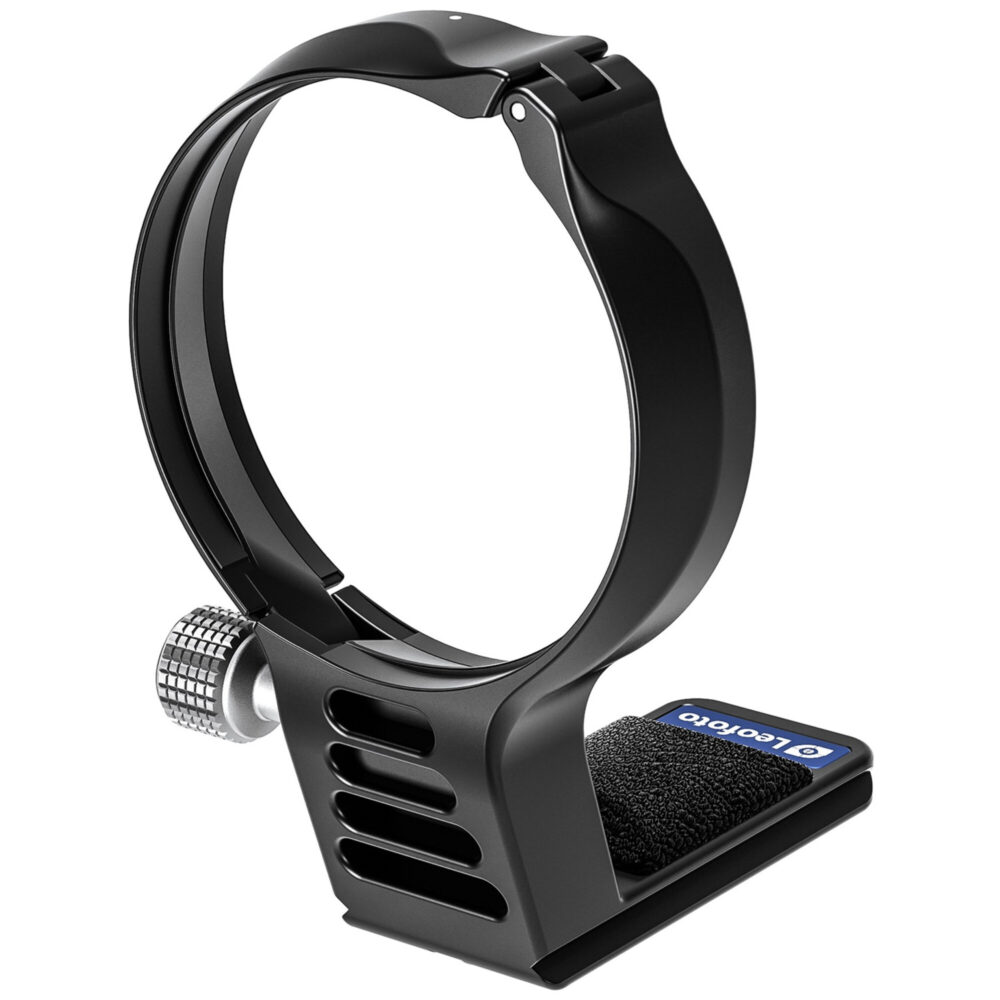 Leofoto CFC-01 Lensring zijaanzicht met draaiknop en gripafwerking