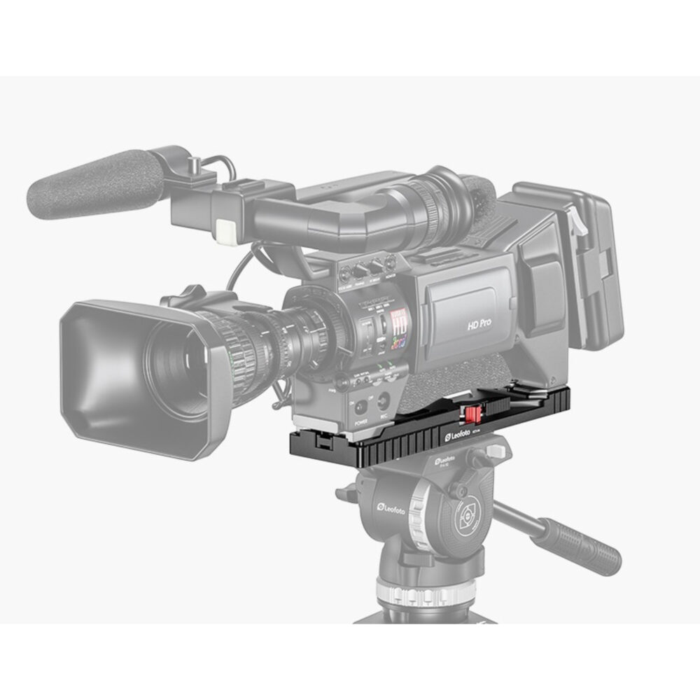 Leofoto VCT-14 Adapterplaat perspectiefweergave met montagegaten