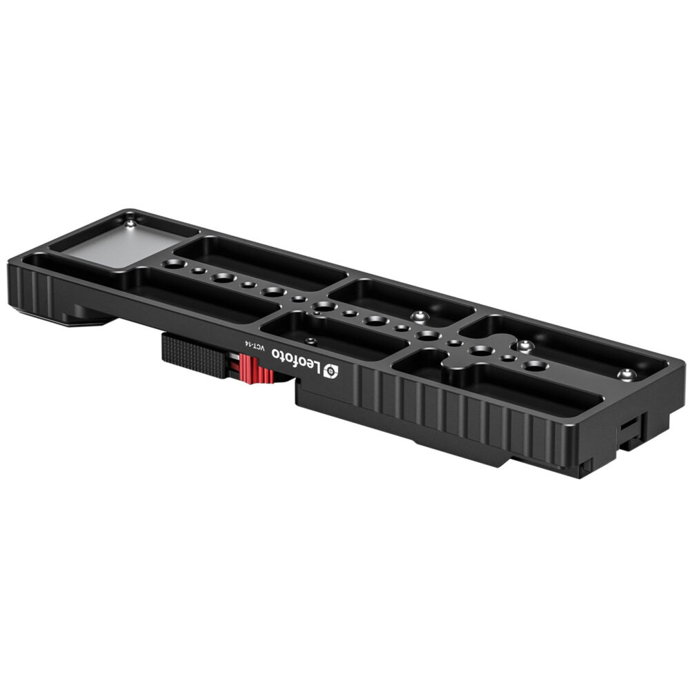 Leofoto VCT-14 Adapterplaat structuur en slotmechanisme met inzetstuk