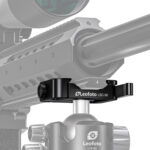 Leofoto LSC-50 Snelkoppeling close-up zijaanzicht op statiefkop