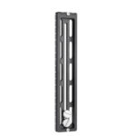 Leofoto PL-200 Snelkoppelingsplaat bovenaanzicht met lang perforatiedesign