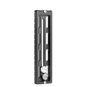 Leofoto PL-150 bovenaanzicht met verstelbare 1/4-inch schroef voor lensmontage