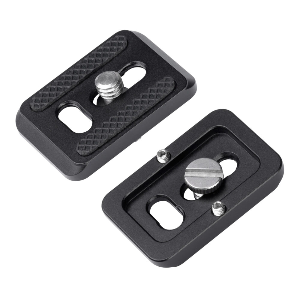 Leofoto PU-25 Snelkoppelingsplaat set met bevestigingssleuf en veiligheidsstift
