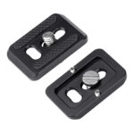 Leofoto-Quick-release-plate-PU-25-2 Leofoto PU-25 Snelkoppelingsplaat set met bevestigingssleuf en veiligheidsstift
