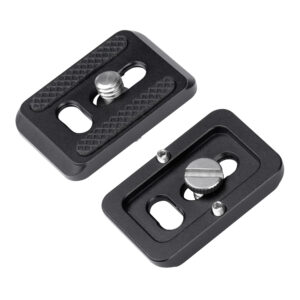 Leofoto PU-25 Snelkoppelingsplaat set met bevestigingssleuf en veiligheidsstift