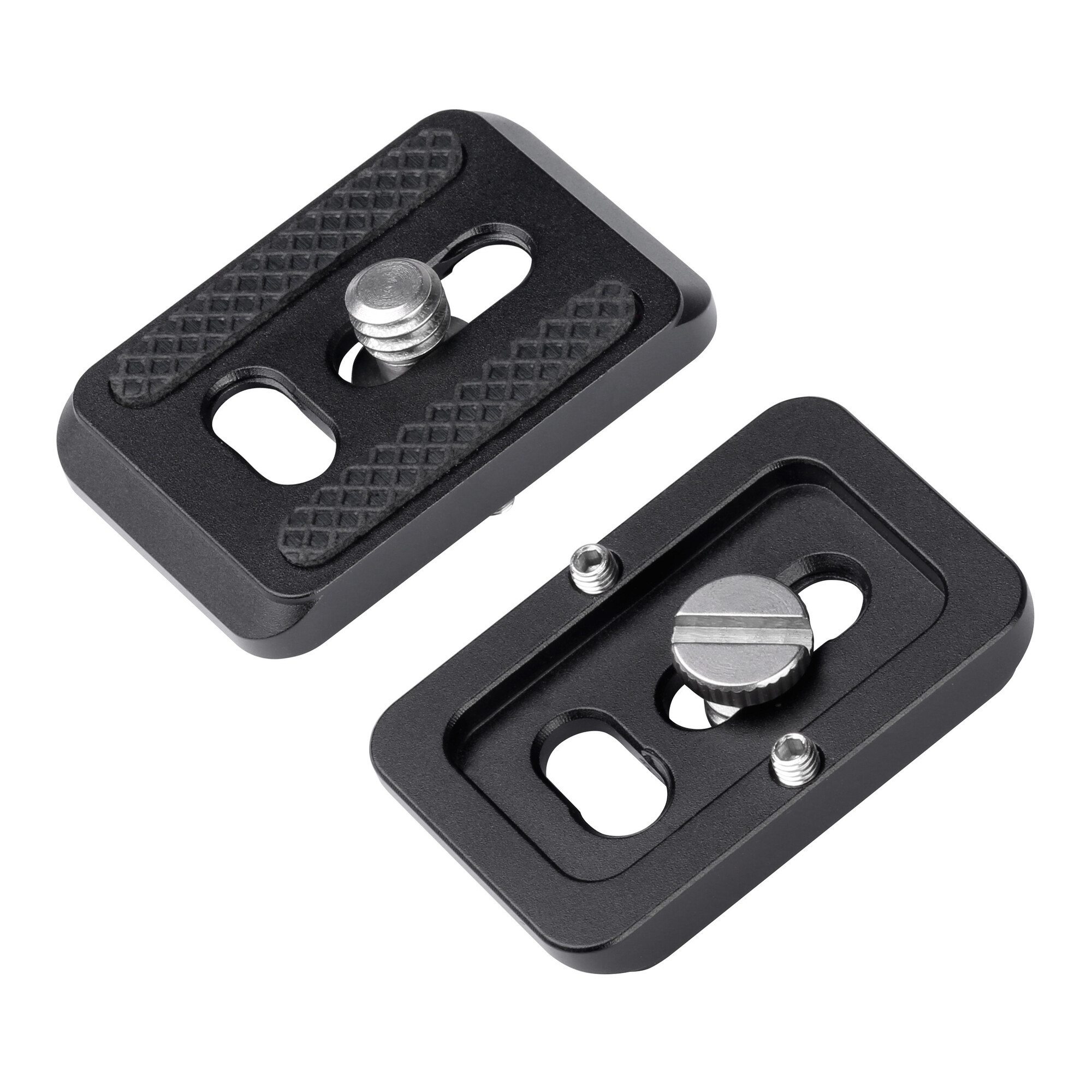Leofoto PU-25 snelwisselplaat set met bevestigingssleuf en veiligheidsstift