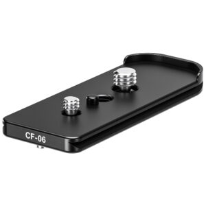 Leofoto CF-06 zijaanzicht met afgeronde hoeken en CF-06 gravure