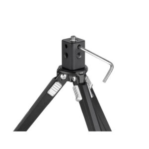 Leofoto CF-7 Multi-adapterkubus-Würfel gemonteerd op ministatief met inbussleutel bevestiging