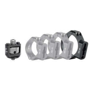 Leofoto TDC-40 Statiefpootklem set met verschillende maatklemmen en CF-9 Gewindeadapter