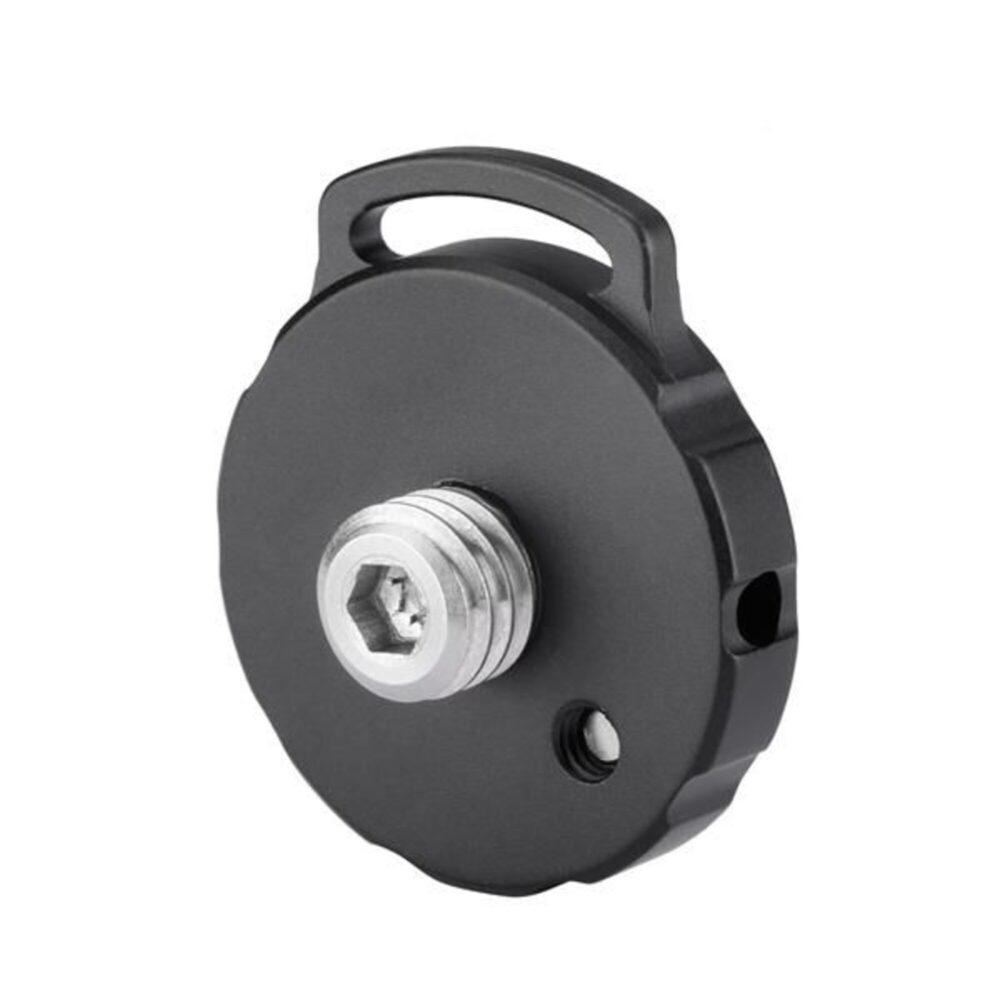 Leofoto CF-6 Schroefdraadadapter met insteekgleuf en aluminium basis