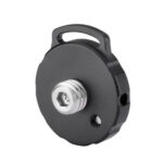 Leofoto CF-6 Schroefdraadadapter met insteekgleuf en aluminium basis