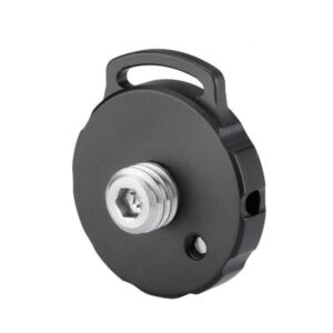 Leofoto CF-6 Schroefdraadadapter met insteekgleuf en aluminium basis