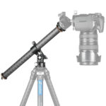 Leofoto-Central-column-extension-arm-HC-28-1 Leofoto HC-28 Middenkolom carbon arm kantelbaar gemonteerd met camera in macropositie
