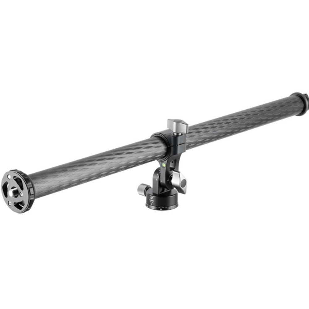 Leofoto HC-32 horizontaal gemonteerd op statief met middenarm