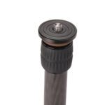 Leofoto DC282C bovenaanzicht van de 3/8" statiefkopschroef met rubberen demping