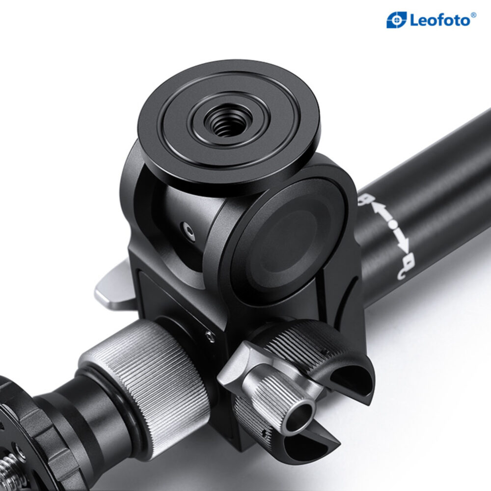 Leofoto GC-282AL montagekop met 3/8"-schroefdraad en aluminium huis