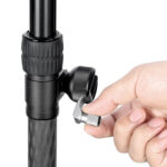 Leofoto GC-282C bediening met handgreep voor nauwkeurige kolomverplaatsing