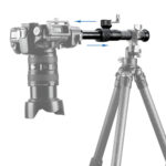 Leofoto GC-282C gebruikt als horizontale arm voor macrofotonering op statief