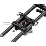 Leofoto BP-01 KIT Camera Cage montageweergave met snelkoppeling en camerasteun in Arca-Swiss aansluiting
