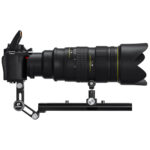 Leofoto VR-220 Lensvoet onder lange telelens met dubbele ondersteuning op statief