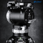 Leofoto BV-30M Videokop close-up van Manfrotto-compatibele klem met snelkoppelmechanisme.