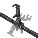 Leofoto-Mounting-VC-3-multi-smartphone-mount-4 Leofoto VC-3 multi-smartphonehouder enkele kantelbare smartphoneklem op rail met getoonde kantelposities.