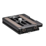 Leofoto PR-60 statief-panoramakop losse Arca-Swiss snelwisselplaat met rubberen antislipstroken en 1/4-inch schroef.