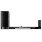 Leofoto LPF-X-T50 L-bevestiging zijaanzicht van slanke L-plaat speciaal gevormd voor Fujifilm X-T50.