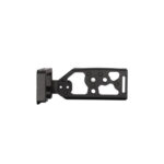 Leofoto-L-bracket-LPC-EOS-RP-for-Canon-EOS-RP-2 Leofoto LPC-EOS-RP L-Beugel bovenaanzicht van uitgefreesde basisplaat met meerdere bevestigingsopeningen en 1/4-inch schroef.