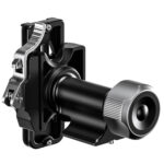 Leofoto-2-way-panheads-MPG-01L-2 Leofoto MPG-01L 2-weg kantelkop zijaanzicht met grote vergrendelknop en compacte gimbal-constructie.