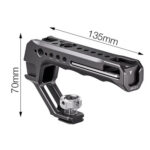 Leofoto AH-2-3 cameracage top handle met lengtemaat 135 mm en hoogte 70 mm in technische maattekening.