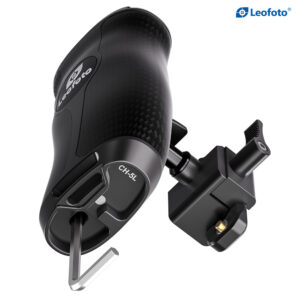 Leofoto CH-5L cameracage slanke carbon linkerhandgreep los weergegeven tegen witte achtergrond.