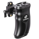 Leofoto CH-5L cameracage linkerhandgreep met grafische pijlweergave van 360 graden verstelbaarheid.