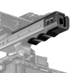 Leofoto FX3-XLR cameracage verlengde bovenhandgreep met vingeruitsparingen en meerdere 1/4-inch schroefgaten.