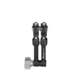 Leofoto-AM-3-KIT-articulated-arm-with-2-thread-adapters-1 Leofoto AM-3 scharnierende arm rechtopstaand dubbelarmig ontwerp met twee schroefdraadadapters en grote klemknop.
