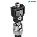 Leofoto AM-6 KIT Scharnierende Arm close-up van balhoofdadapter met geribbelde klemming en 1/4"-schroef