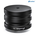 Leofoto H50 Statief Hoogteadapter bovenaanzicht van de cilindrische adapter met vlak dek en afgeronde randen.