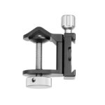 Leofoto UC-04 Buisklem Statief zijaanzicht van compacte buisklem met schroefmechanisme en Arca-Swiss zijklem.