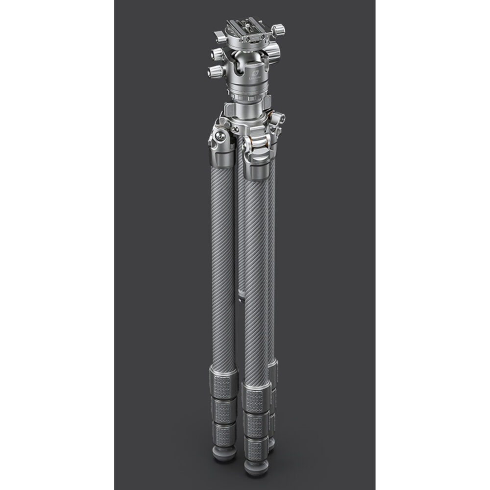 Leofoto LG-324C Tripod close-up van de middenzuil en vergrendeling