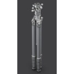 Leofoto LG-324C Tripod close-up van de middenzuil en vergrendeling