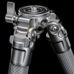 Leofoto LG-324C Tripod detail van de pootscharnieren en hoekverstelling