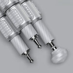 Leofoto LG-324C Tripod rubbervoeten en RVS spikes als verwisselbare statiefvoeten