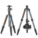 Leofoto LX-255CT Tripod poten in brede hoek voor lage stand en macro.