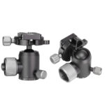 Leofoto LX-255CT Tripod set met draagtas, snelkoppelingsplaat en accessoires.