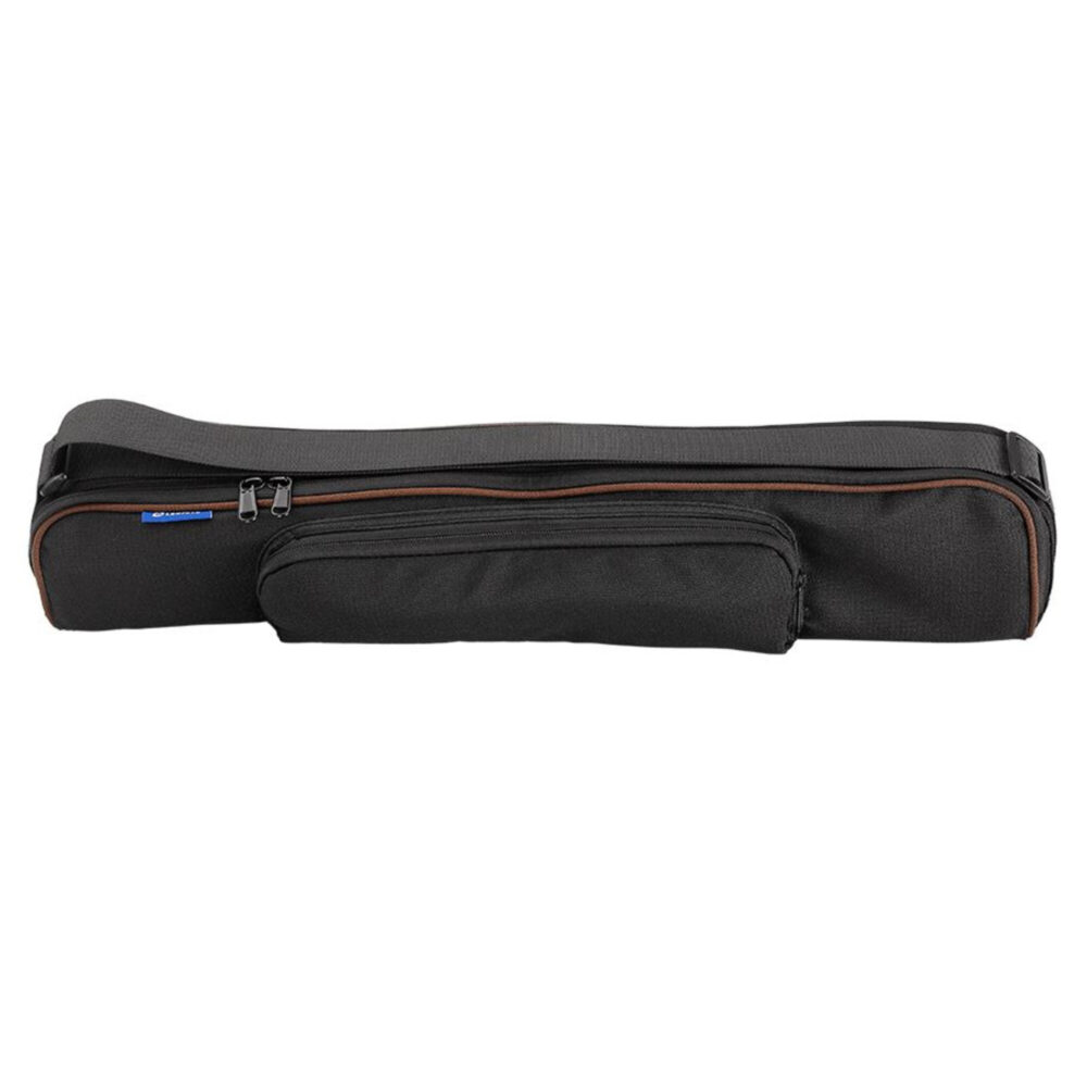 Leofoto LX-284CT Tripod gevoerde transporttas met ritssluiting en draagriem.